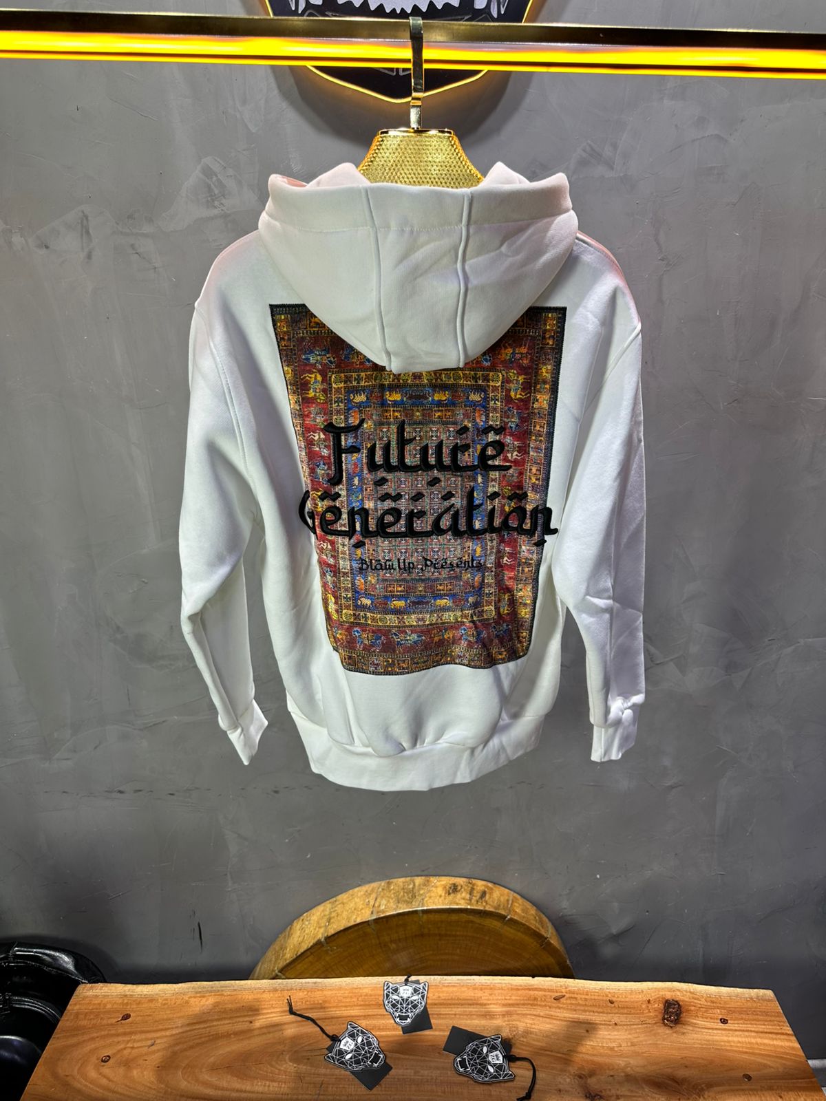 CAPUCH OVERSIZE WHITE H39