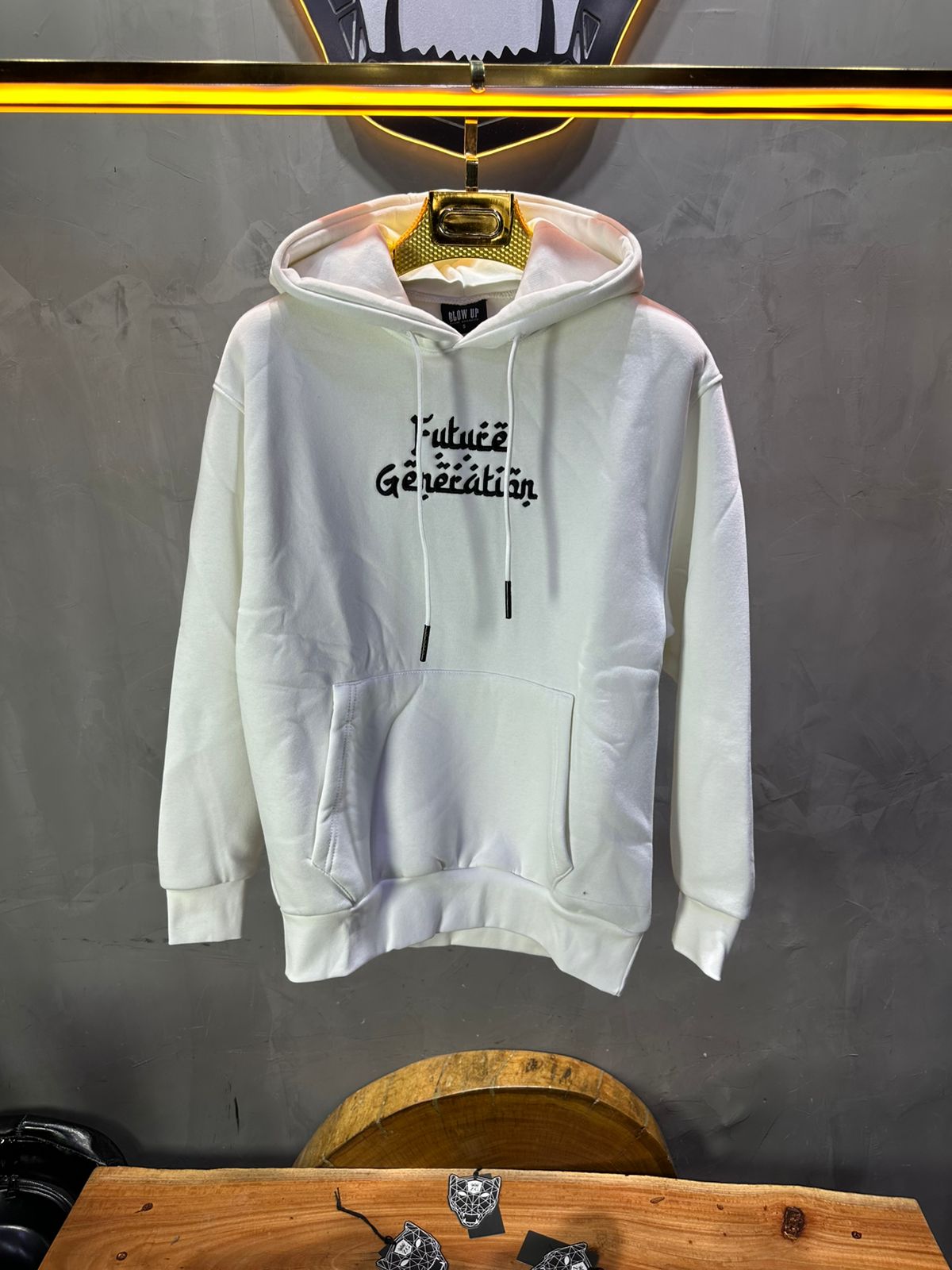 CAPUCH OVERSIZE WHITE H39