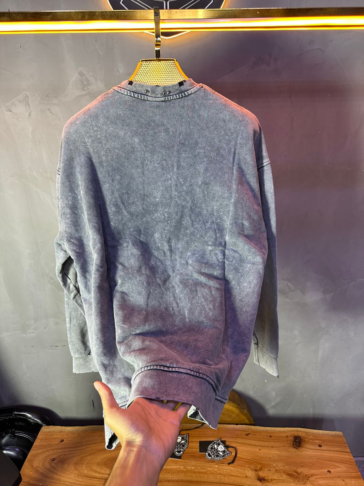 SWEAT MECANIC GREY MCH33