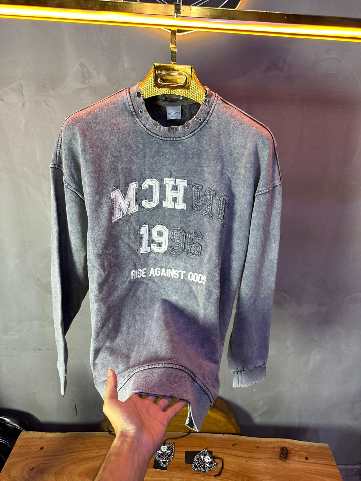 SWEAT MECANIC GREY MCH33