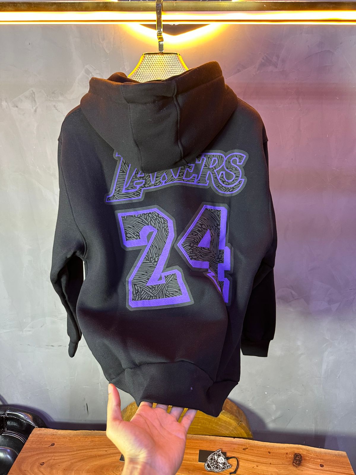 HOODIE BLOW UP BLACK H05