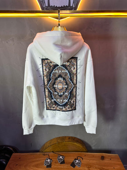 HOODIE OVERSIZE WHITE 5018