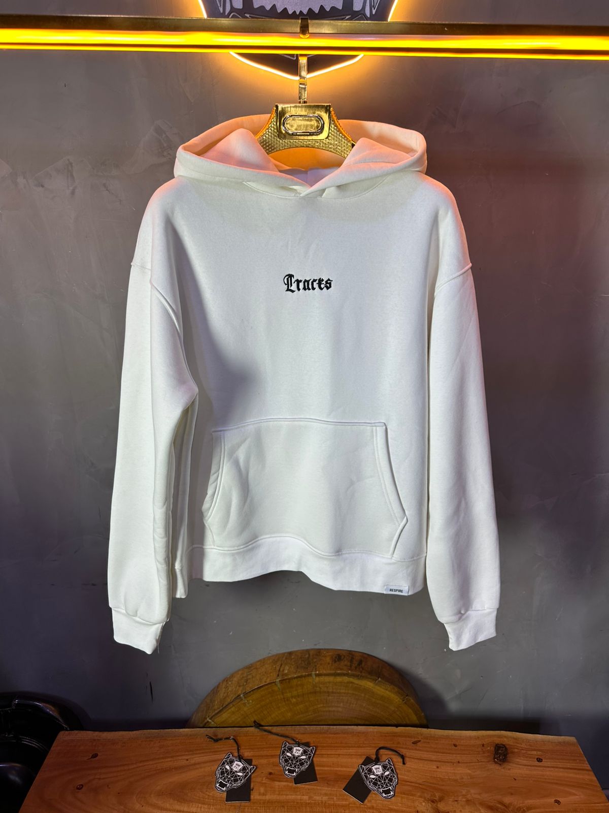 HOODIE OVERSIZE WHITE 5018