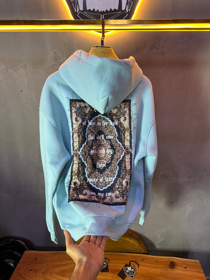 HOODIE OVERSIZE BLUE 5018