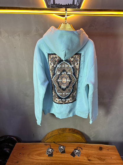 HOODIE OVERSIZE BLUE 5018