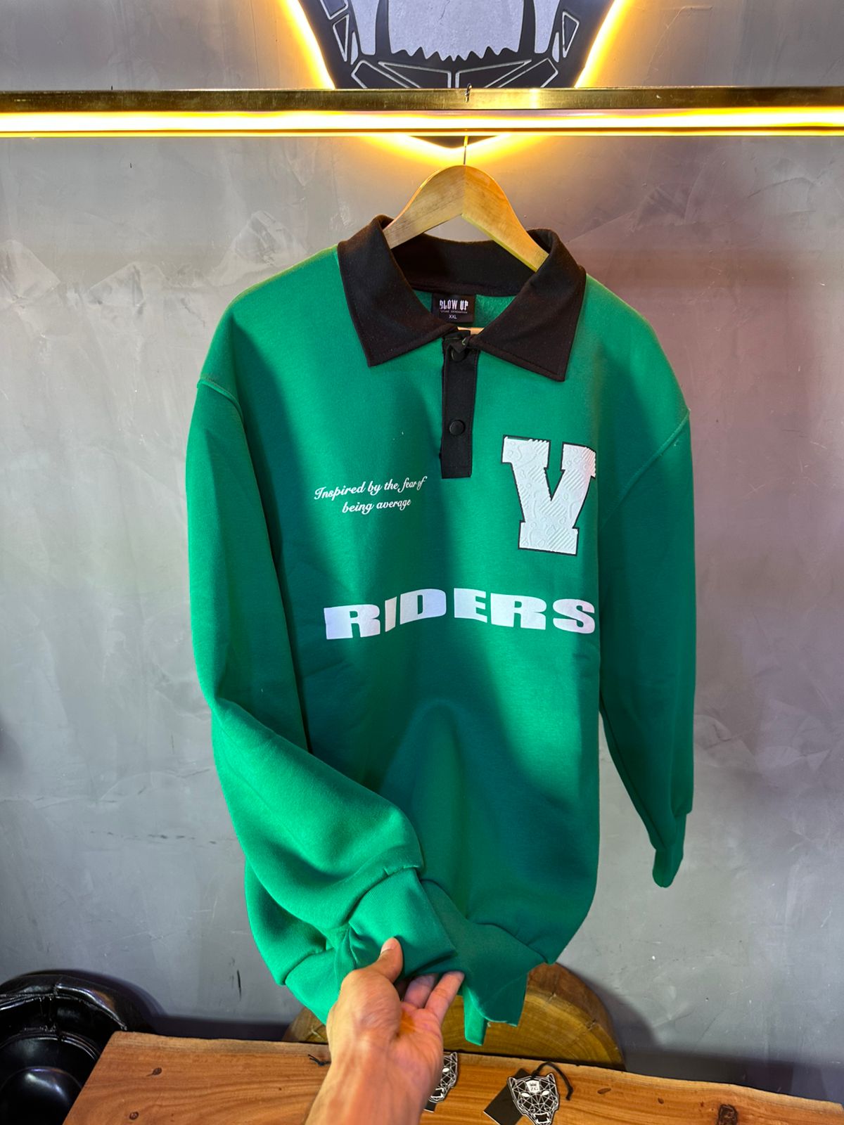 SWEAT BLOW UP GREEN H53