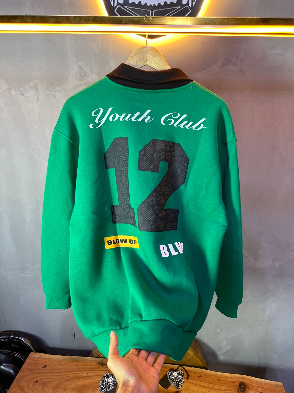 SWEAT BLOW UP GREEN H53