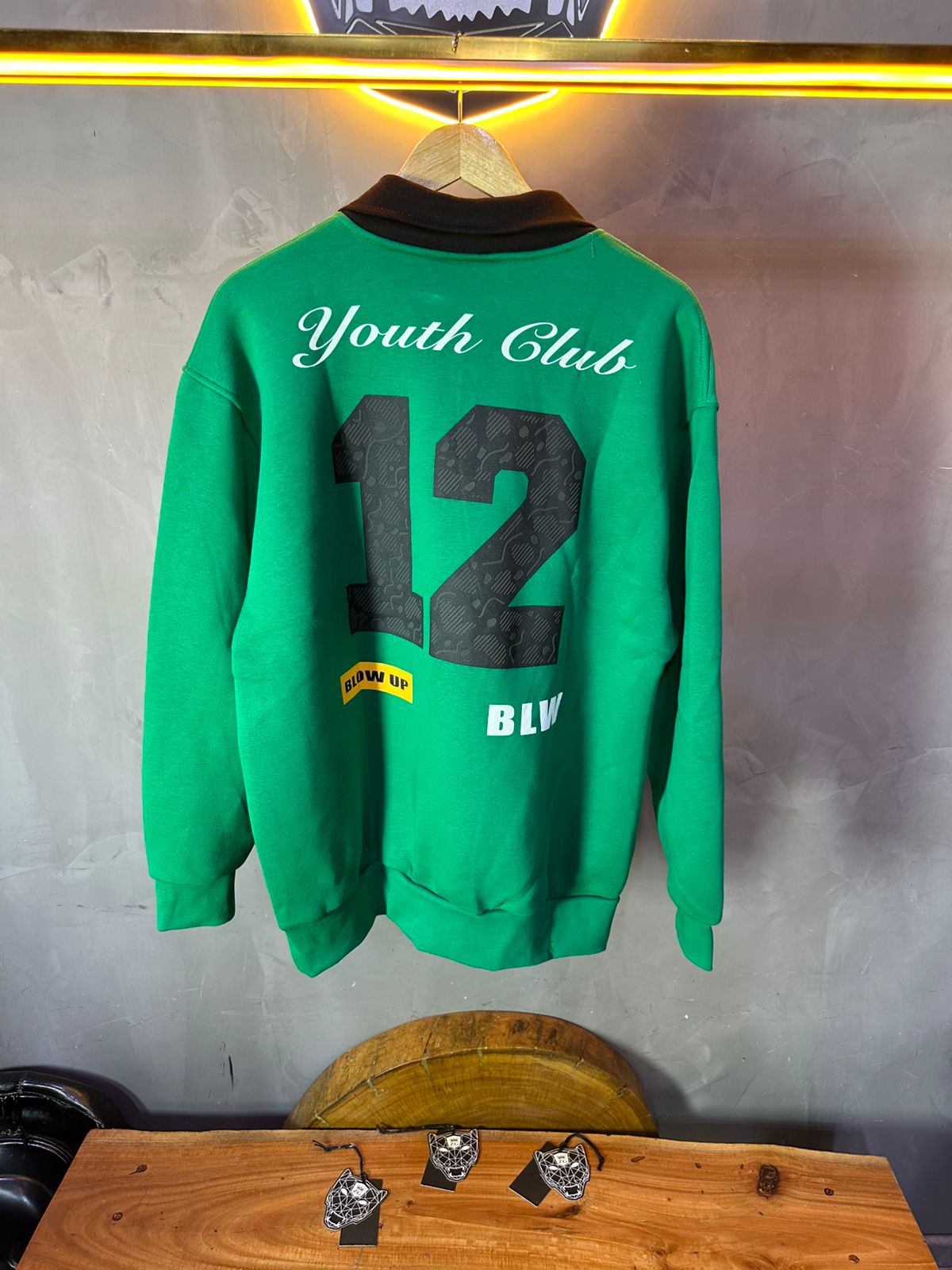 SWEAT BLOW UP GREEN H53