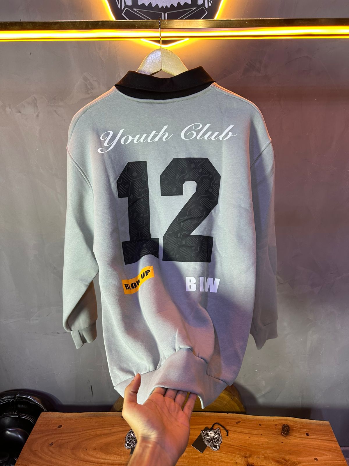 SWEAT BLOW UP GREY H53