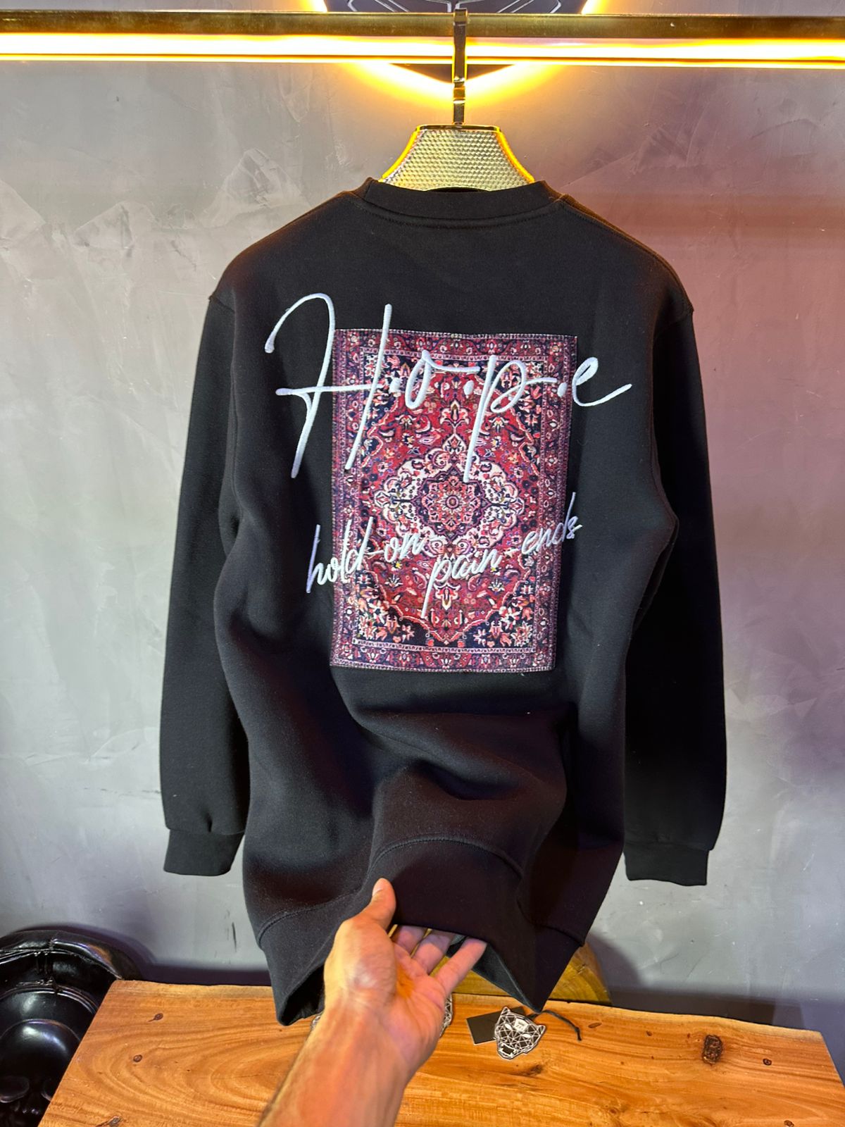 SWEAT SAW REGULAR SİZE BLACK 4677