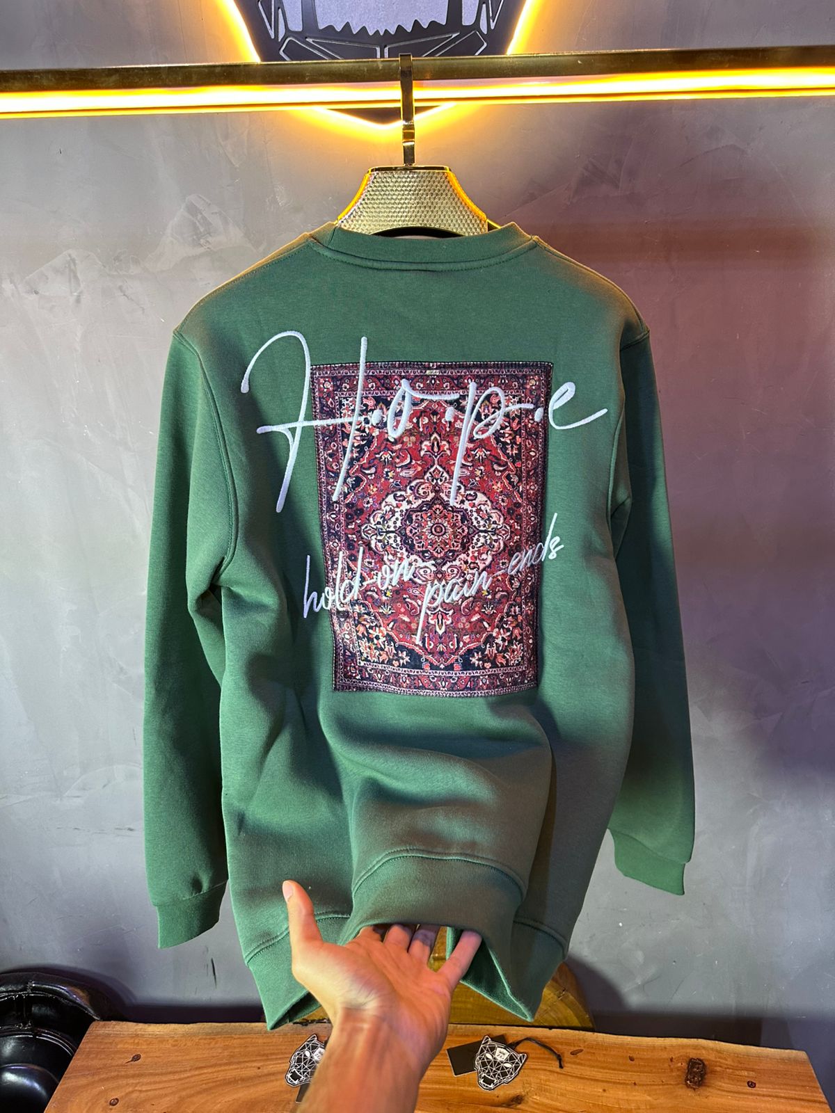 SWEAT SAW REGULAR SİZE GREEN 4677