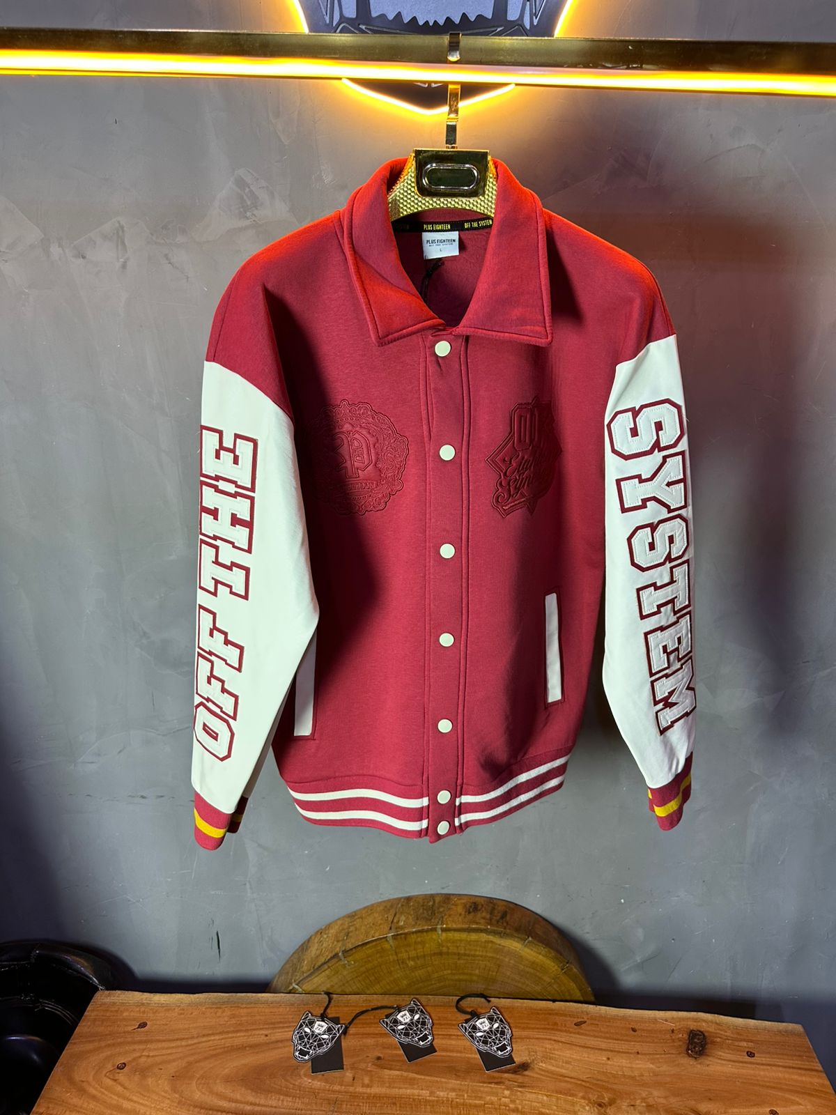 JACKET OVERSIZE RED 5713