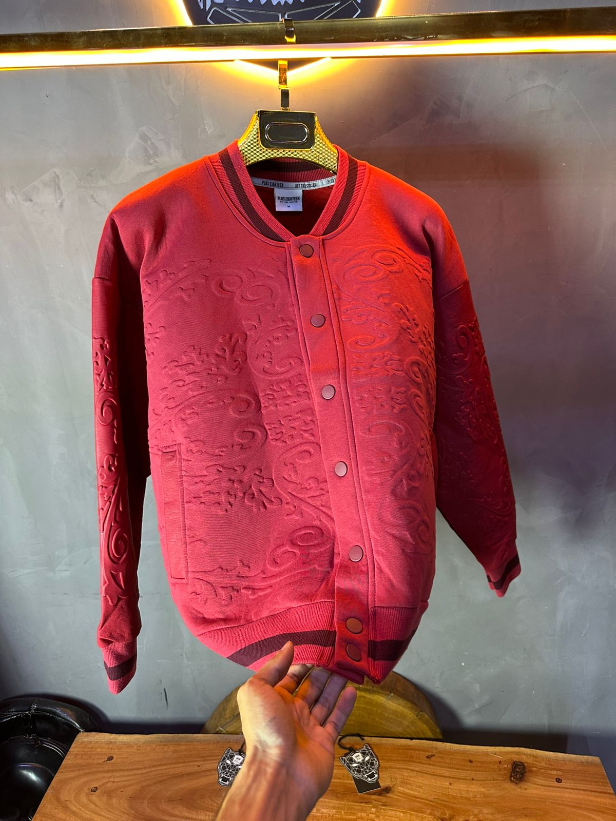 JACKET OVERSIZE RED 5709