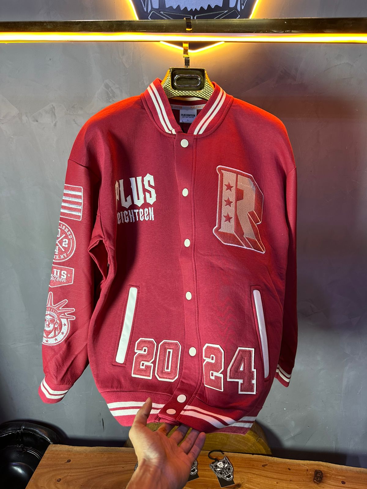 JACKET PLUS EIGHTEEN RED 5703