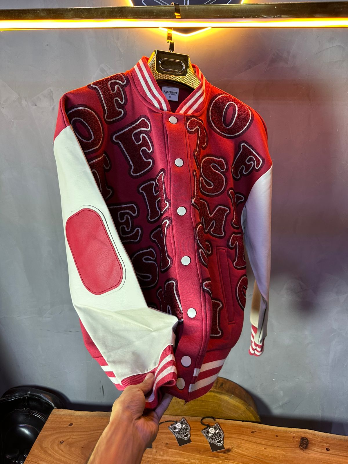 JACKET OVERSIZE RED 5706