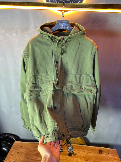 JACKET JEANS GREEN M8879