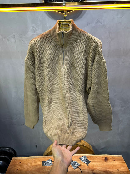 Pull maron Tricot Épais 1902