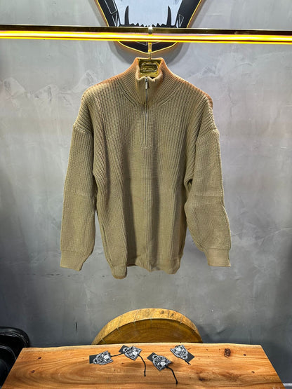 Pull maron Tricot Épais 1902