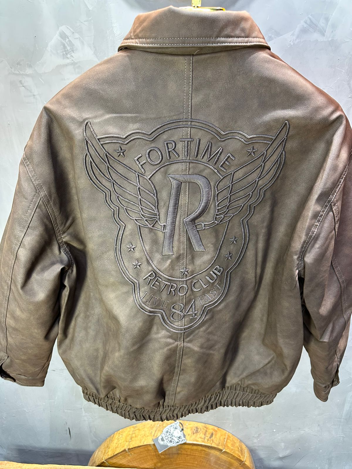 VESTE BOMBER KAKI RETRO 124 - ZG PREMIUM