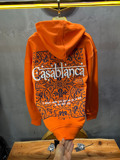 SWEAT CAPUCH ORANGE CASABLANCA 7521 - ZG PREMIUM