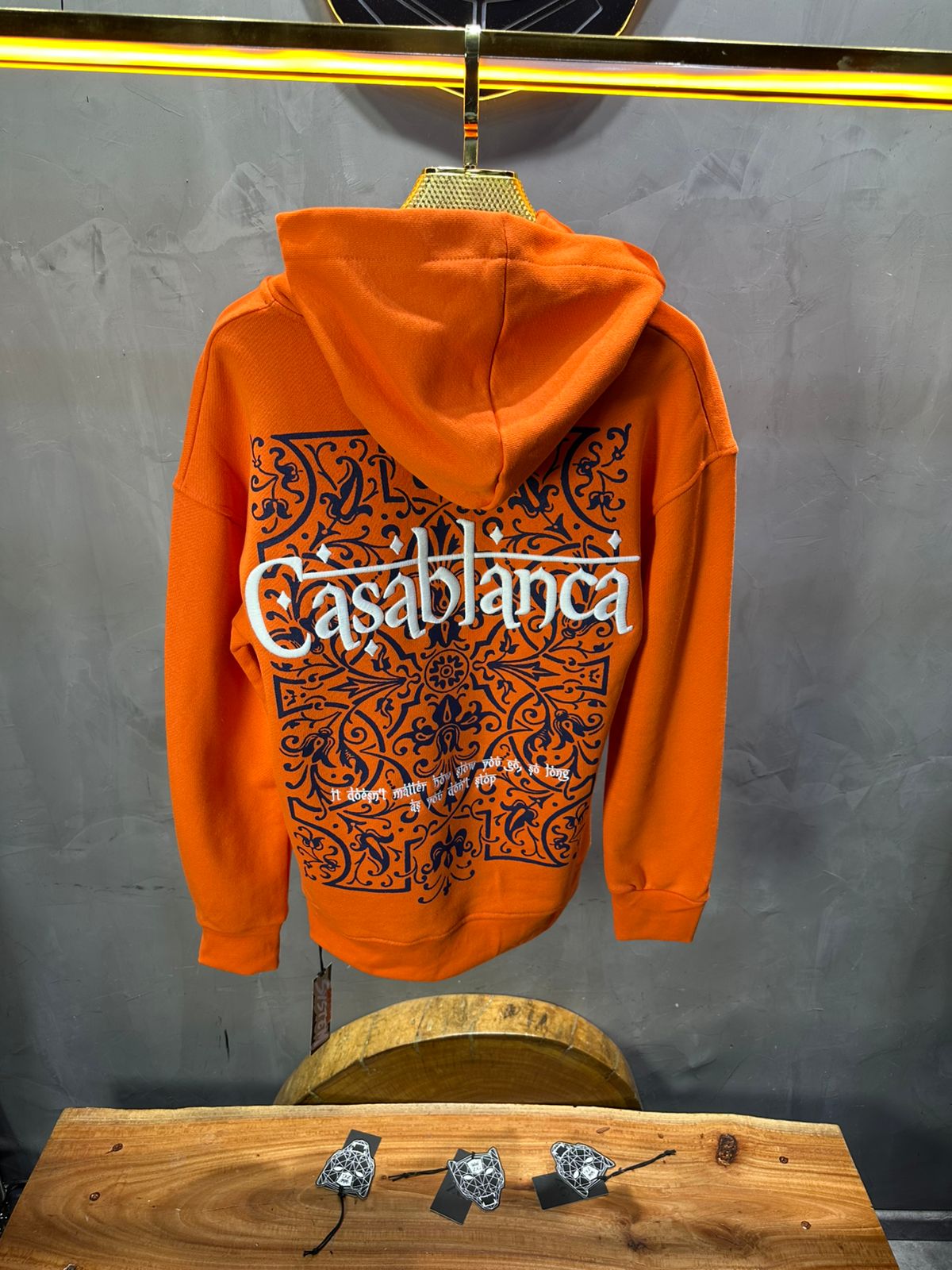 SWEAT CAPUCH ORANGE CASABLANCA 7521 - ZG PREMIUM