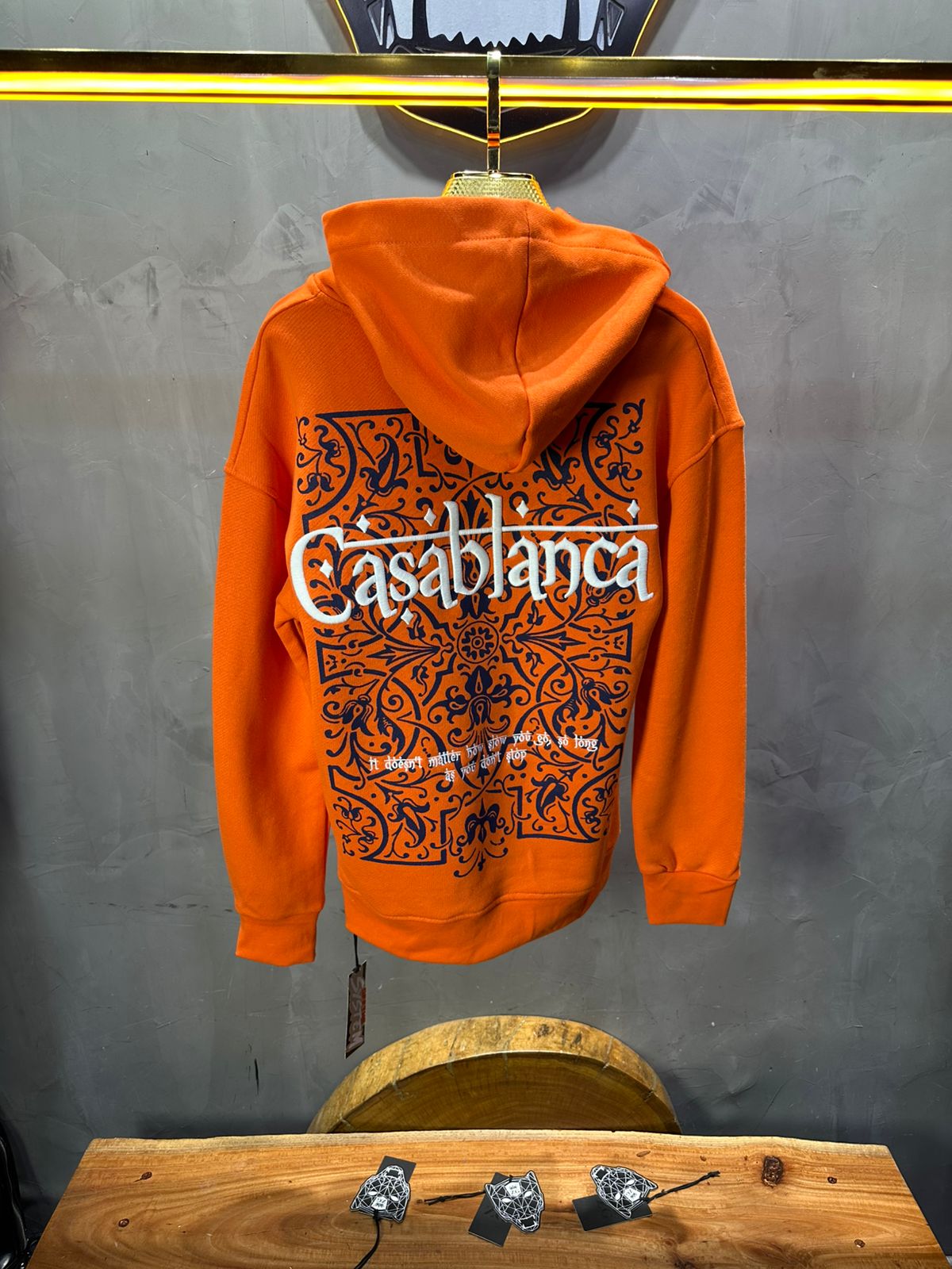 SWEAT CAPUCH ORANGE CASABLANCA 7521 - ZG PREMIUM