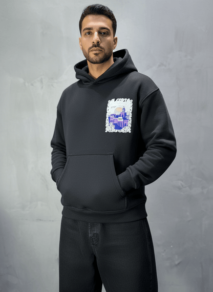 HOODIE NOIR ALGERIA 7858 - ZG PREMIUM
