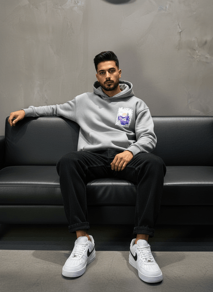 HOODIE GRIS ALGERIA 7858 - ZG PREMIUM