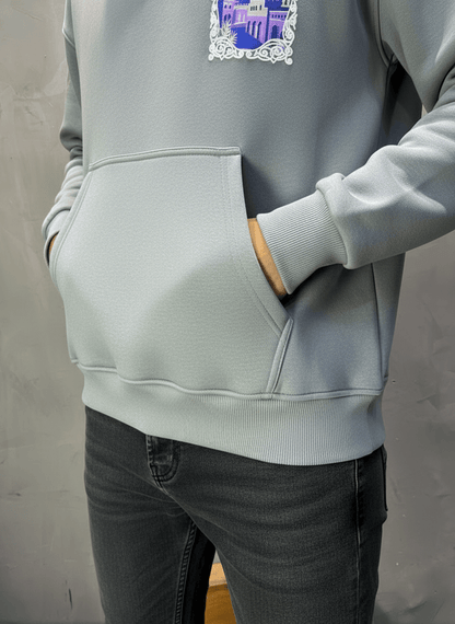 HOODIE GRIS ALGERIA 7858 - ZG PREMIUM