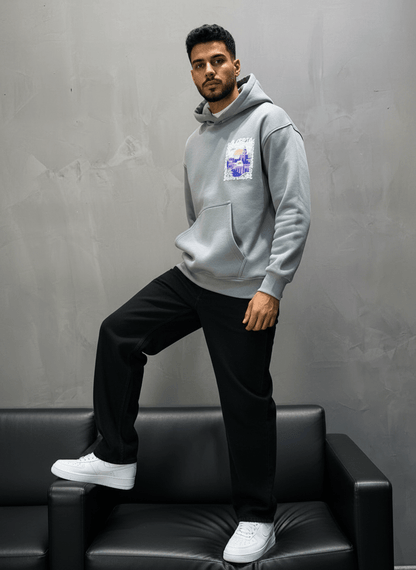 HOODIE GRIS ALGERIA 7858 - ZG PREMIUM