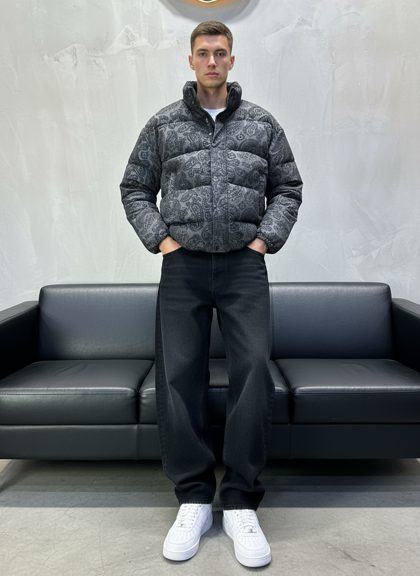 PUFFER JACKET BLACK 1058