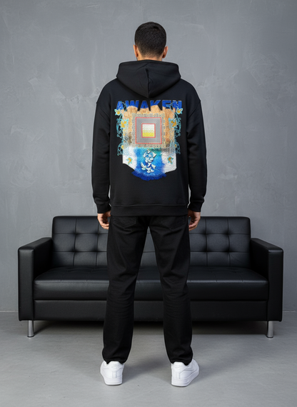 HOODIE SAW OVERSIZE BLACK 4981