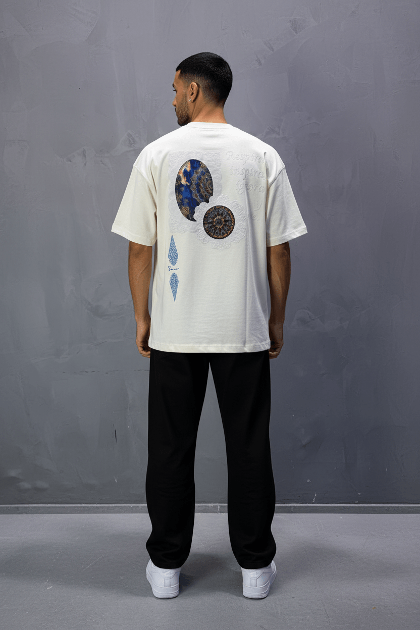 T-Shirt Oversize Blanc 5098