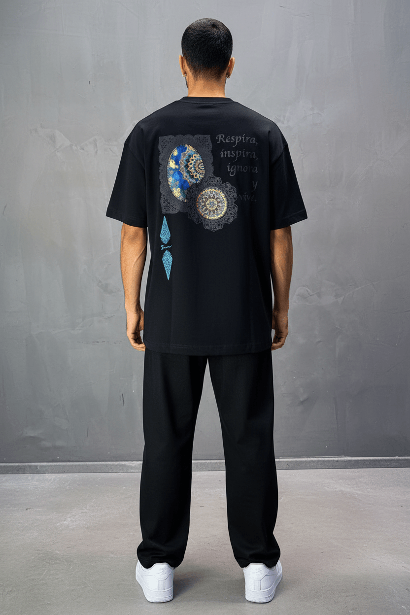 T-Shirt Oversize Noir 5098