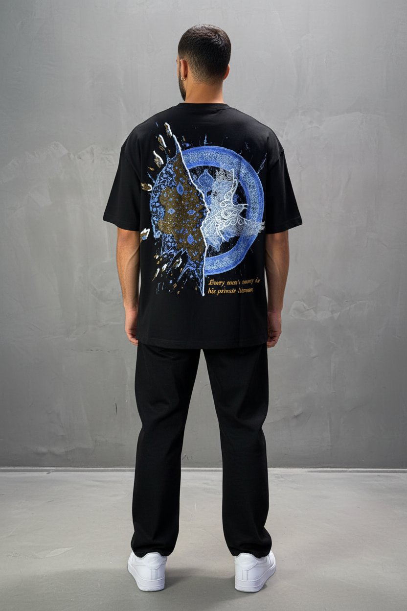 T-shirt Oversize Noir 5127