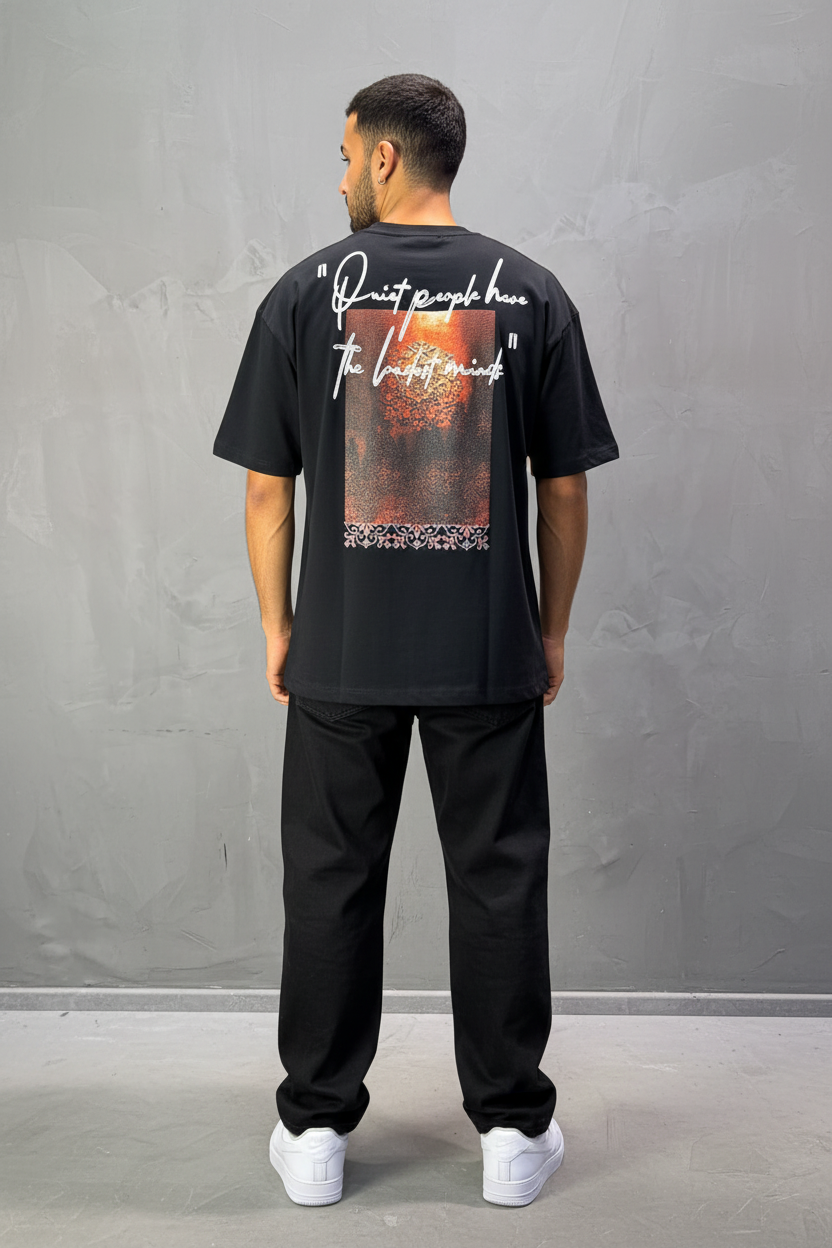 T-Shirt Oversize Noir Urbanity 5116