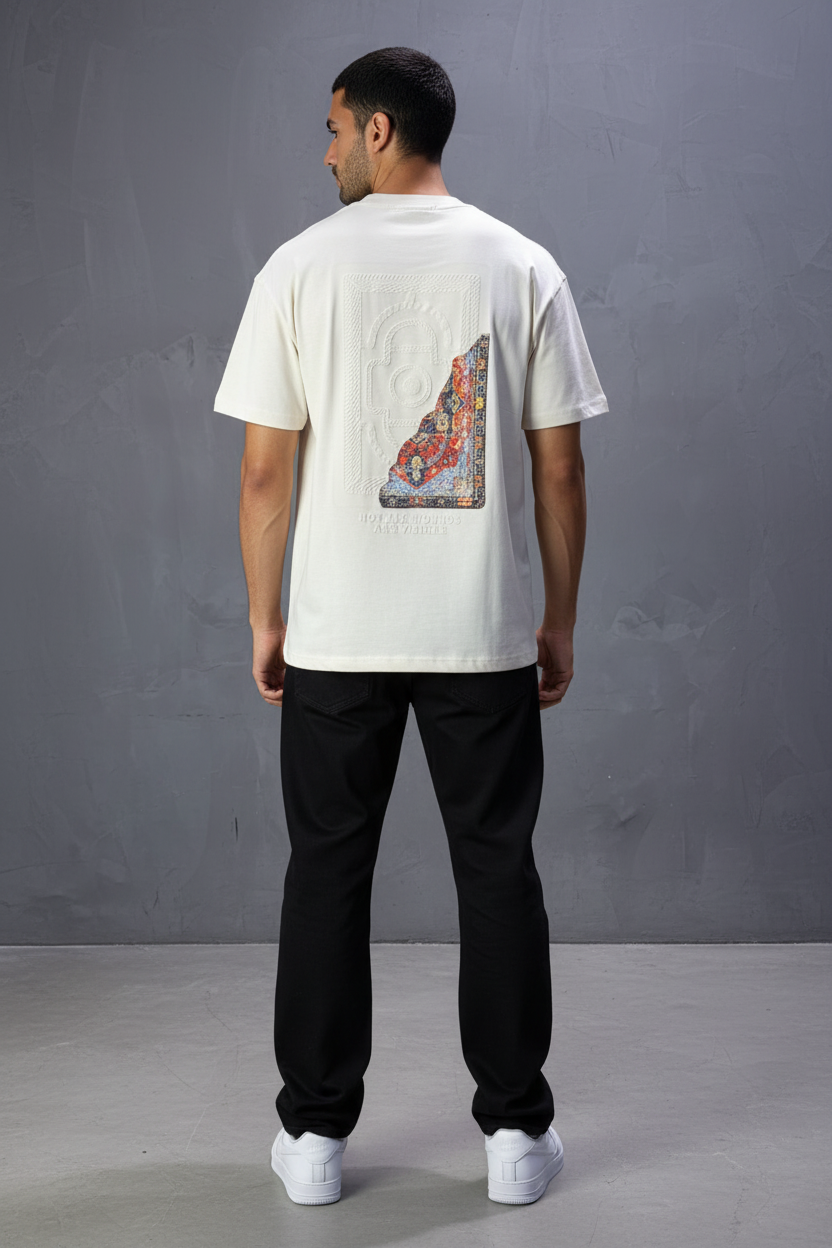 T-Shirt Oversize Beige 5084