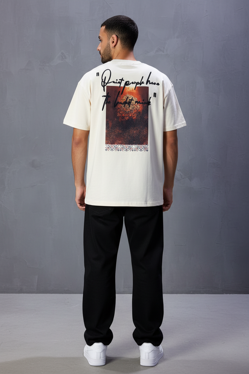 T-Shirt Oversize Beige Urbanity 5116