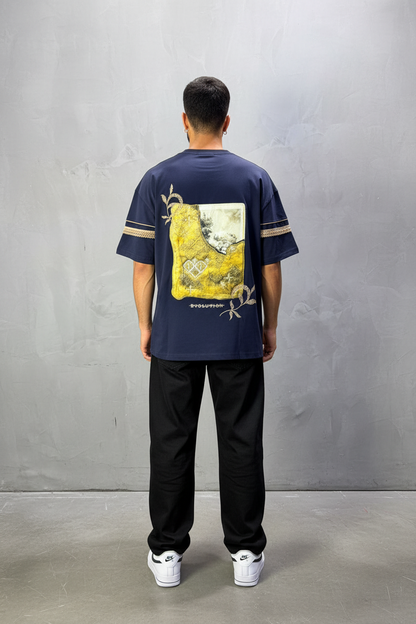 T-Shirt Navy Blue Bvolution 5072