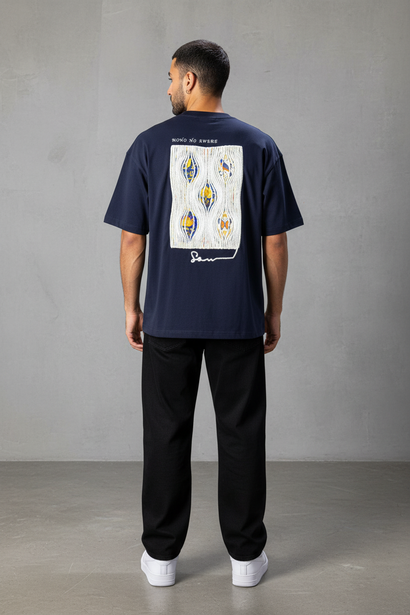 T-Shirt Oversize Navy blue Urbanity 5120