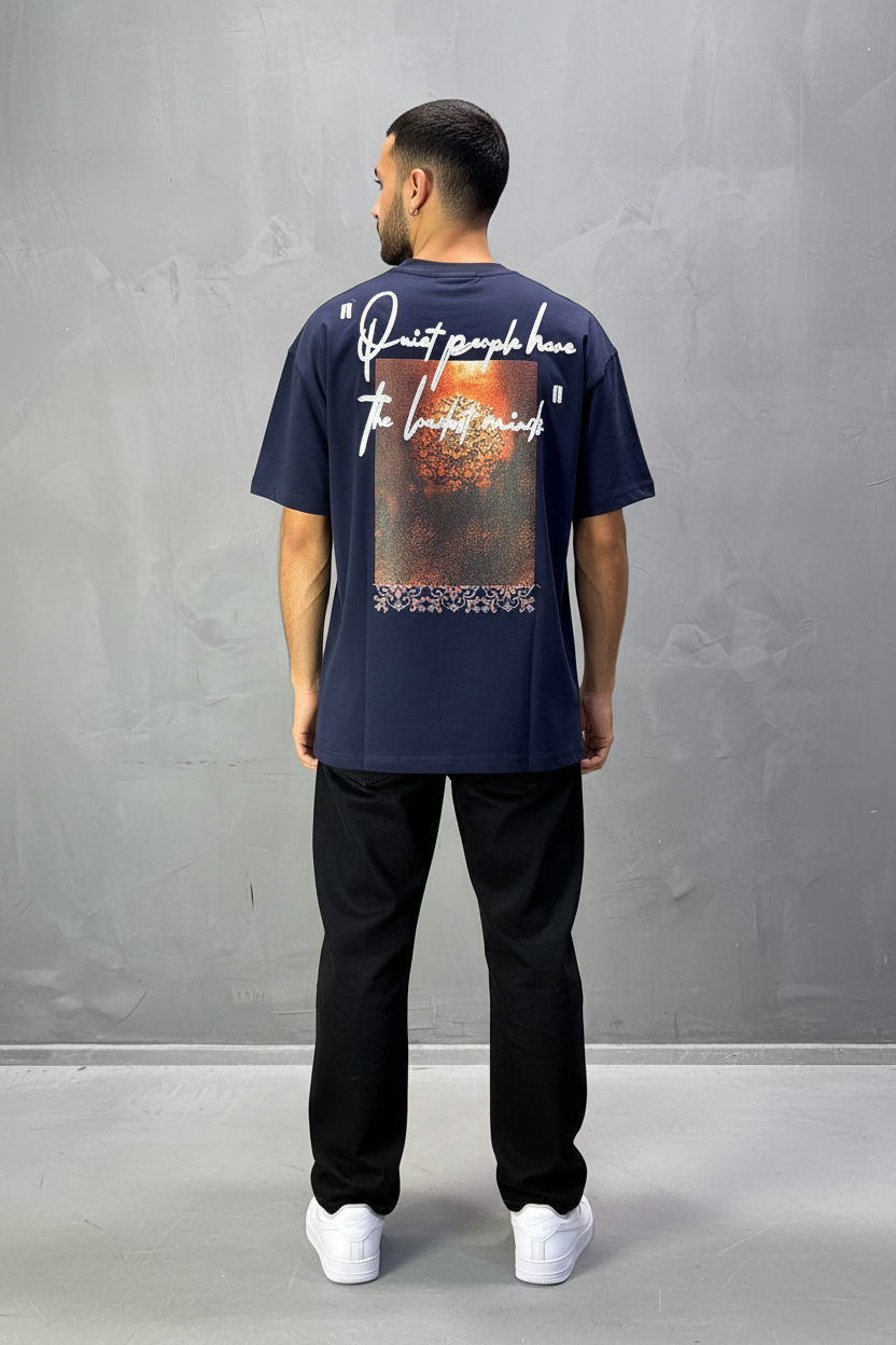 T-Shirt Oversize Navy Blue Urbanity 5116
