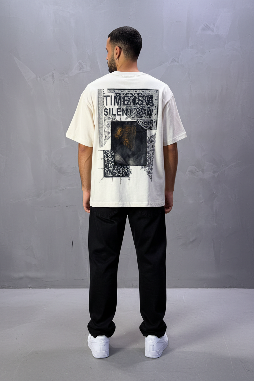 T-Shirt Oversize Beige Urbanity 5101