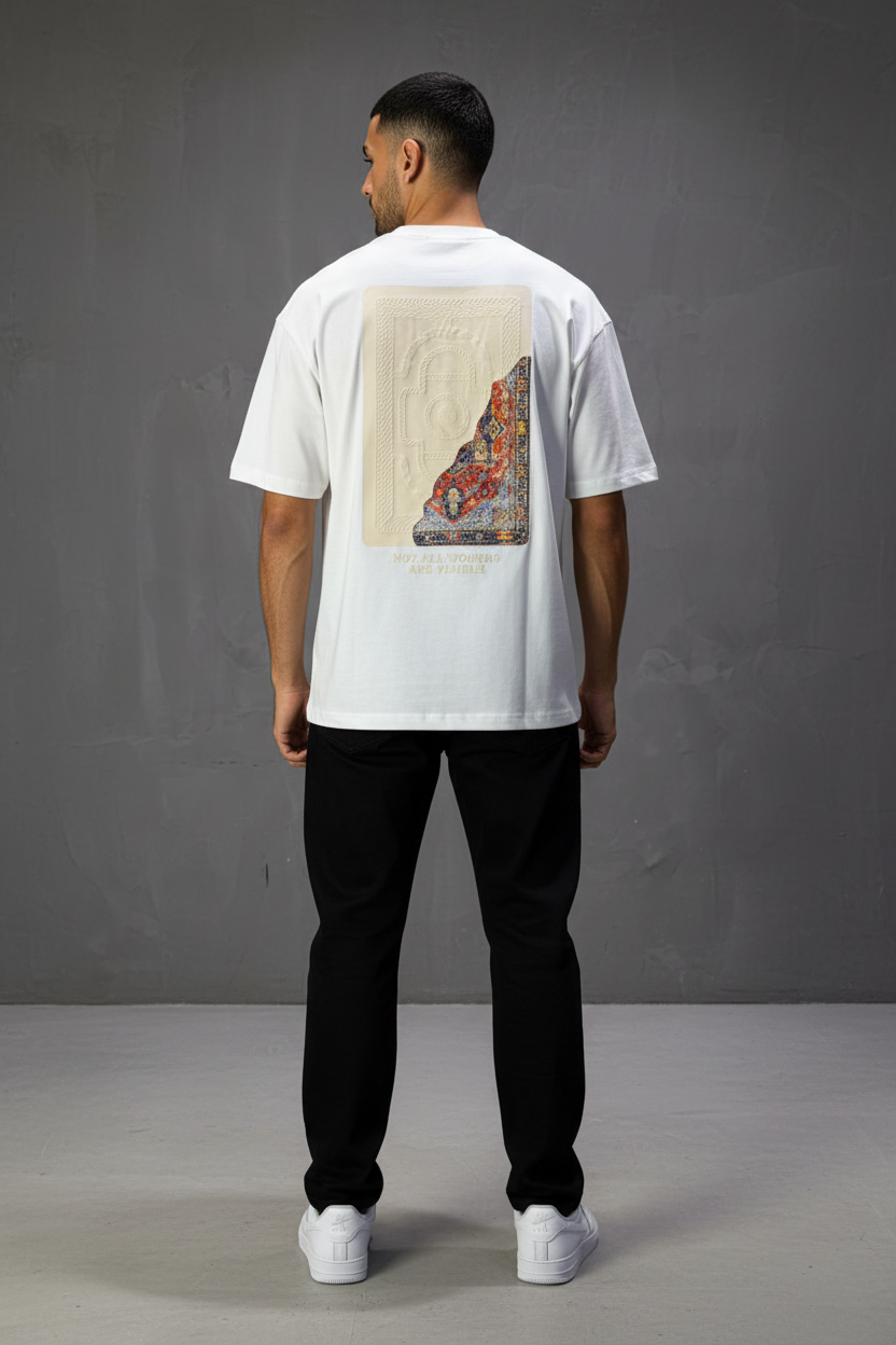 T-Shirt Oversize Blanc 5084