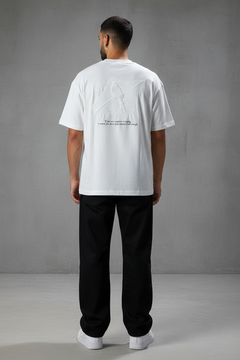 T-Shirt Oversize Blanc Urbanity 5128