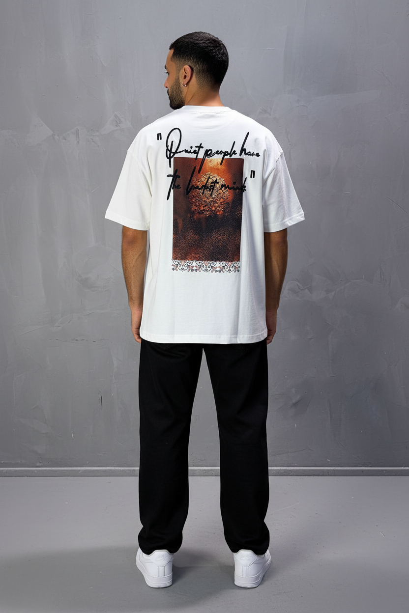 T-Shirt Oversize Blanc Urbanity 5116