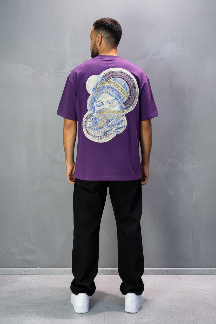 T-Shirt Oversize Move Brodé – Art Oriental 5108