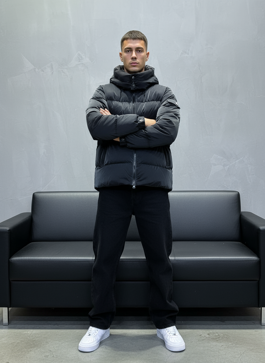 PUFFER JACKET BLACK 1021