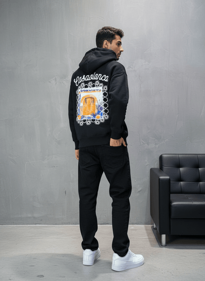 HOODIE CASABLANCA NOIR 7854 - ZG PREMIUM