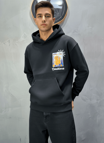 HOODIE CASABLANCA NOIR 7854 - ZG PREMIUM