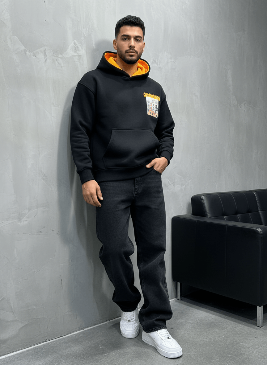 HOODIE CASABLANCA NOIR 7859 - ZG PREMIUM